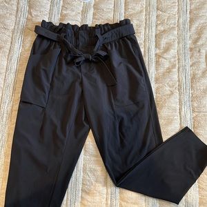 Athleta Skyline Paperbag Belted Stretch Pants